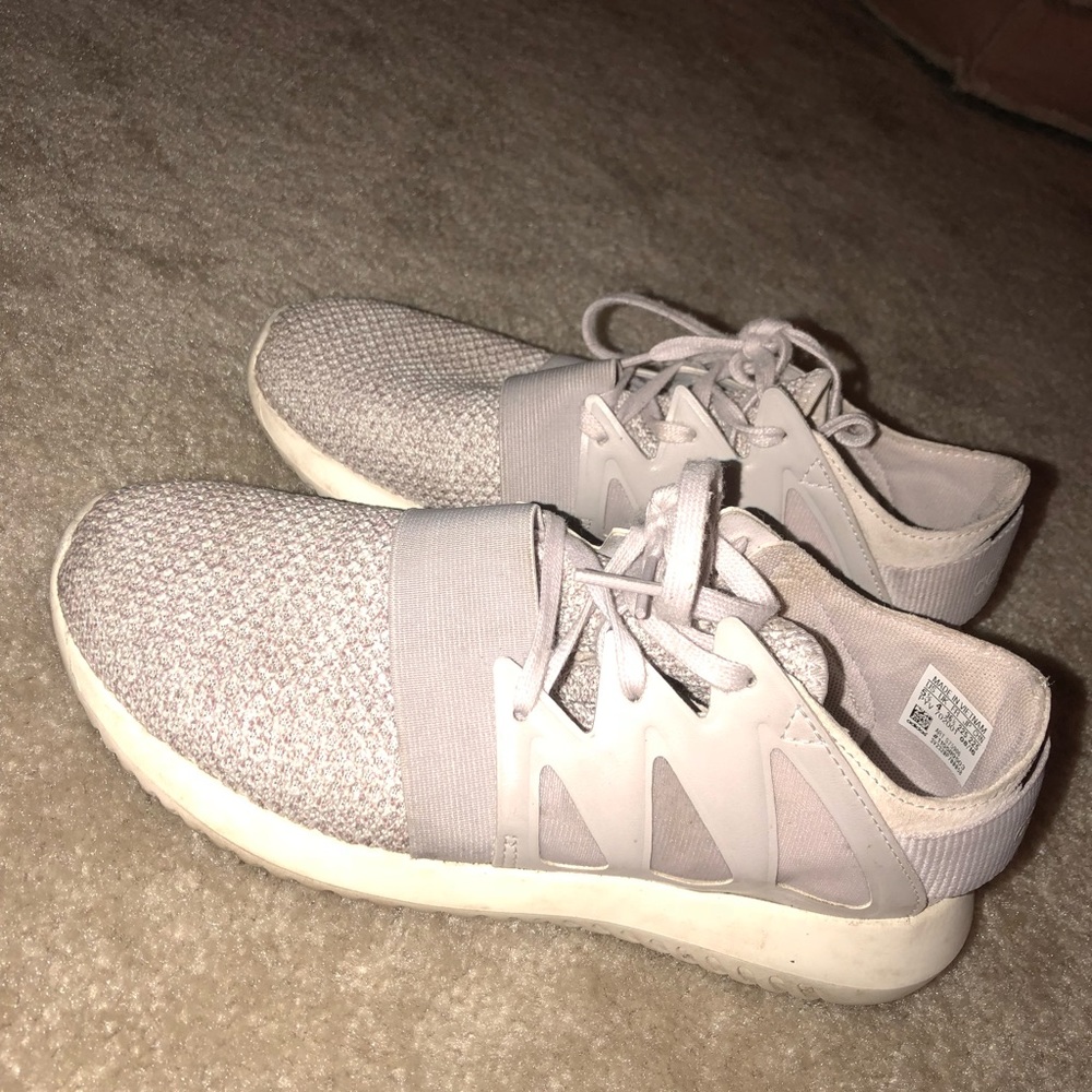 Adidas Tubular Purple running shoe